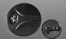 Full carbon tank cap with rear screw